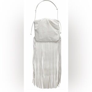 Bottega Veneta White Fringe Women's Bag